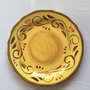 Italian Villa Salad Plate by Home Trends 8 3/4” Round